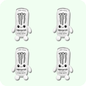 White Monster Plush 4PCS